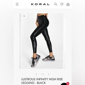 Koral Lustrous Infinity Tights NWOT